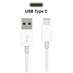 CABLE USB C MALE À USB A MALE DS UN SAC 3 pi.