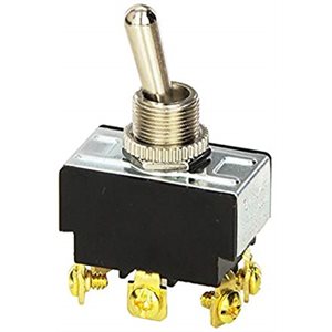 TOGGLE SWITCH ON / ON DPDT 20A VIS