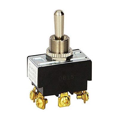 TOGGLE SWITCH ON / OFF / ON DPDT20A VIS
