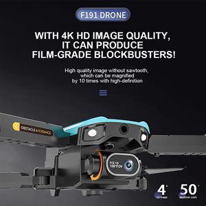 Drone ZFR streaming optique, double objectif 4K